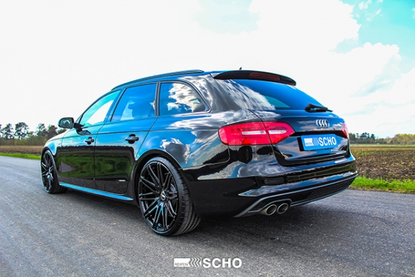 Mit Eibach Gewindefedern und 9x20 Zoll Twin-Monotube-Projekt Felgen
